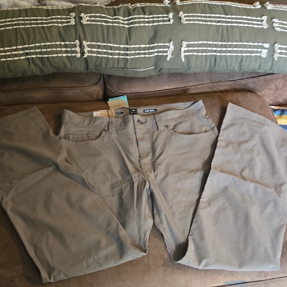 Prana Tan Standard Fit Pants
